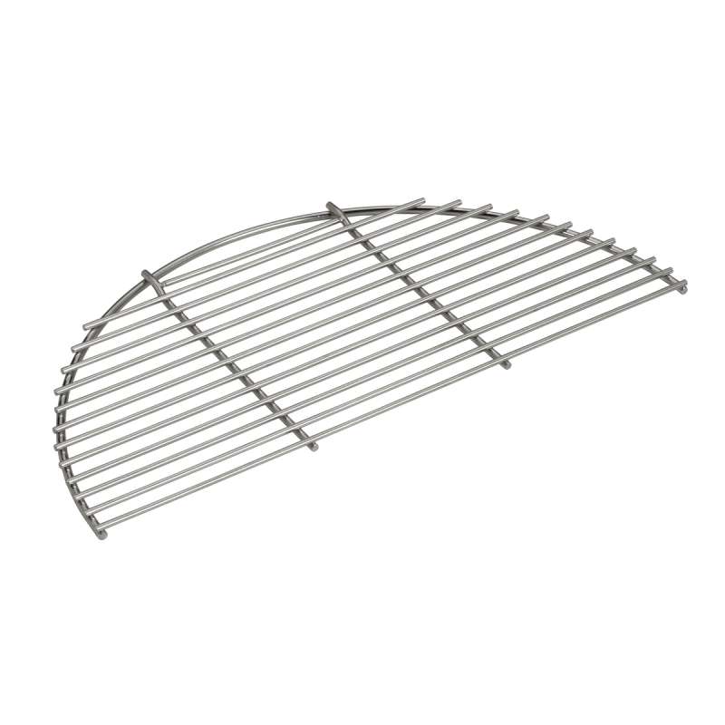 Big Green Egg Halbrunder Edelstahlrost Stainless Steel Half Grid XL für Big Green EGG XLarge