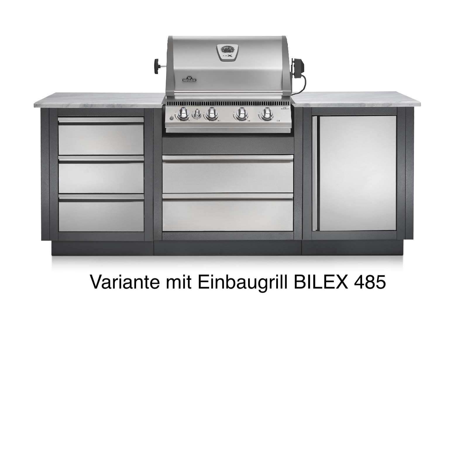 Napoleon Outdoorküche Oasis 100 Modulare Außenküche Einbaugrill