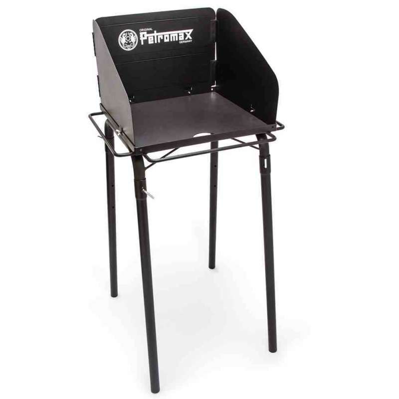 Petromax Feuertopf Tisch f45 Ablagemöglichkeit für Kochzubehör 58x116x68 cm