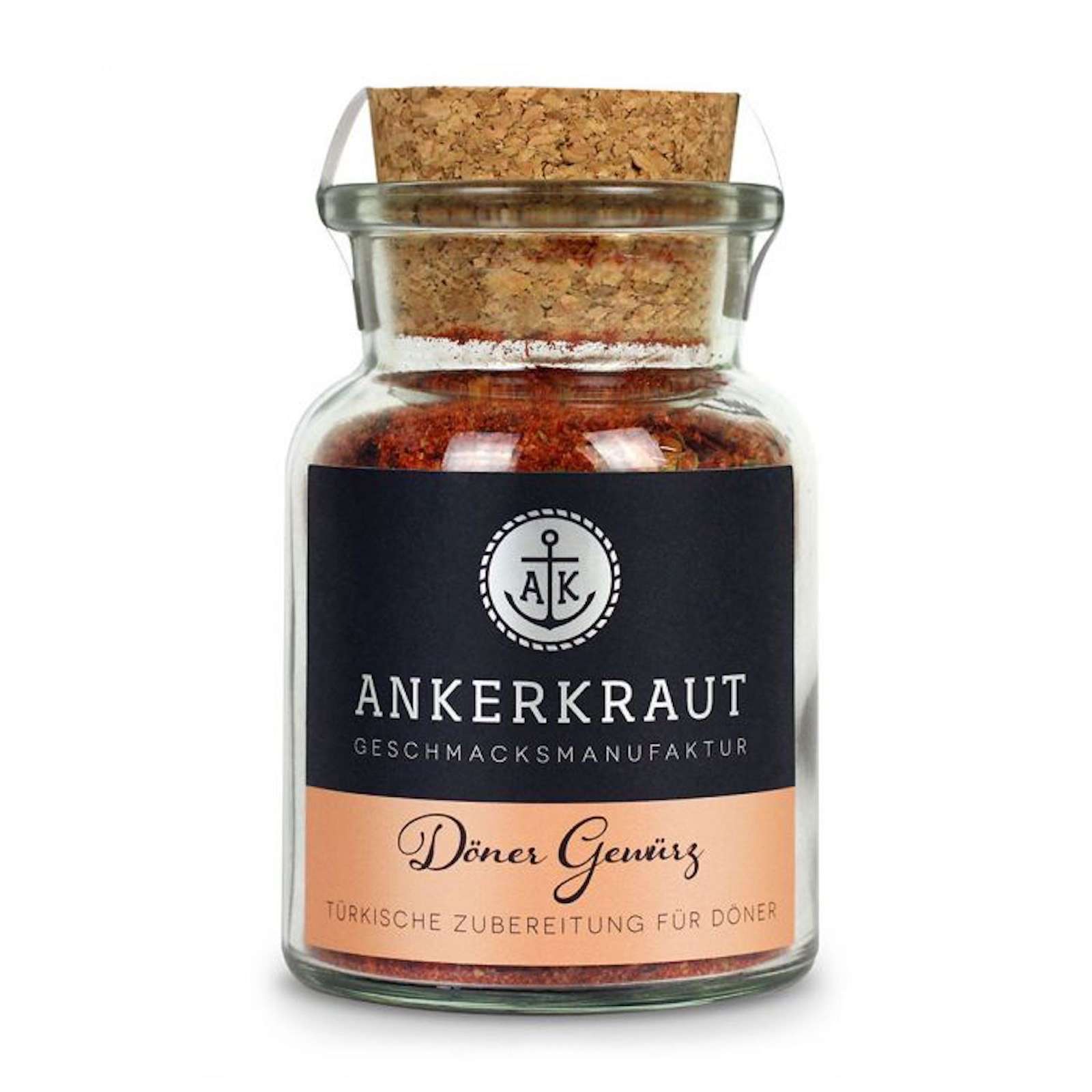 Ankerkraut Döner Gewürz Gewürzzubereitung Gewürzmischung Korkenglas 90 g