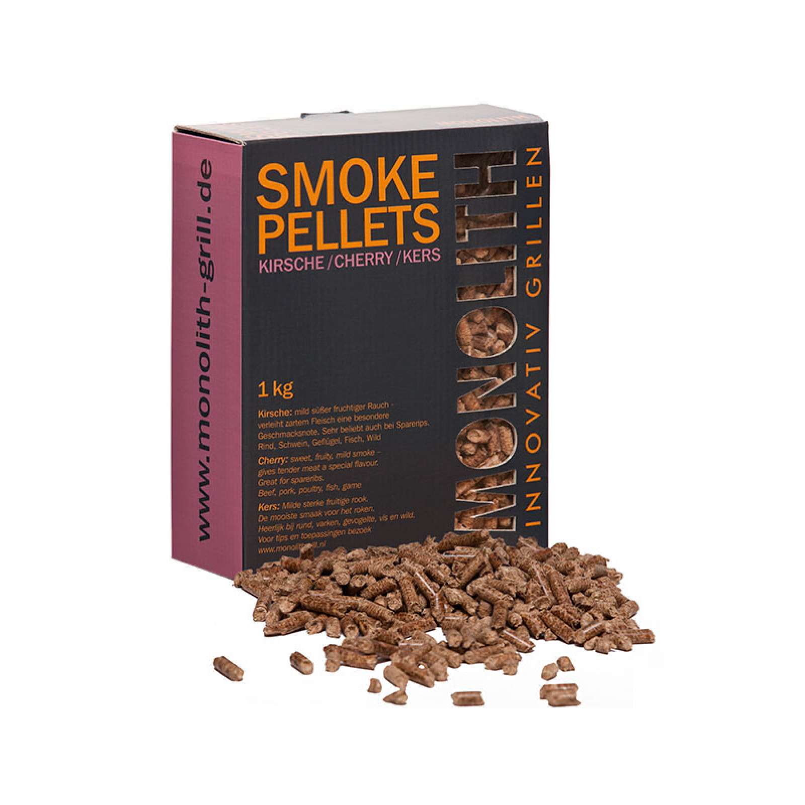 Monolith Smoke Pellets Grillpellets Räucherpellets Kirsche (Cherry) 1 kg 201101