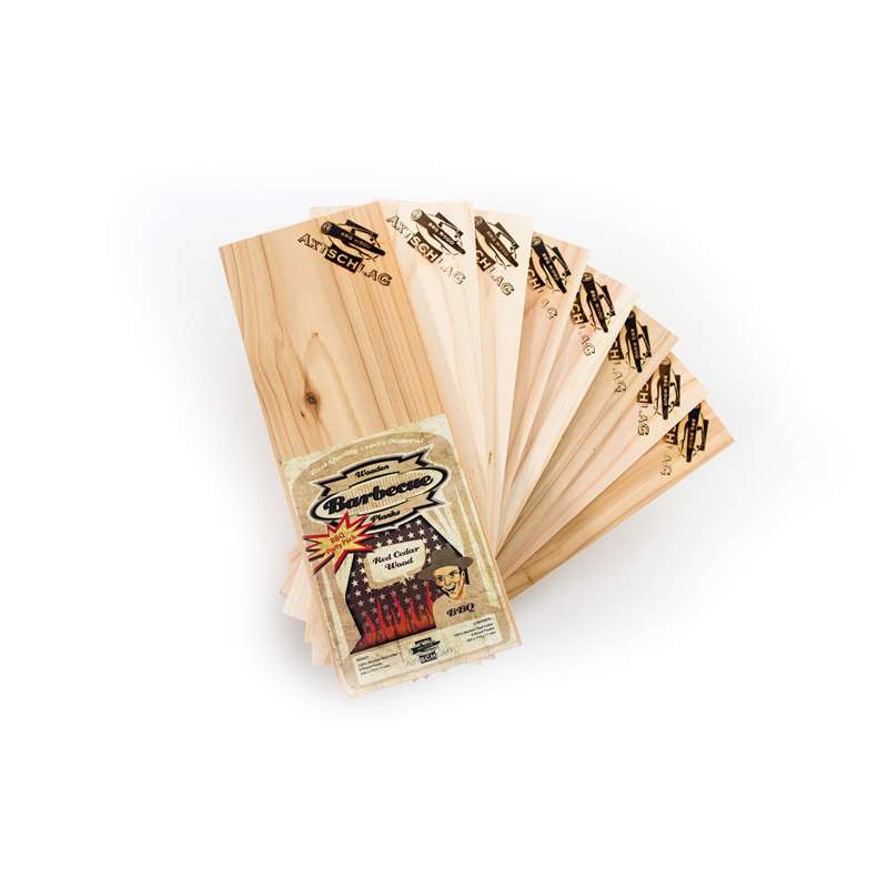 Axtschlag Western Red Cedar BBQ Party Back 8er Pack Grillbrett 100G02M120V
