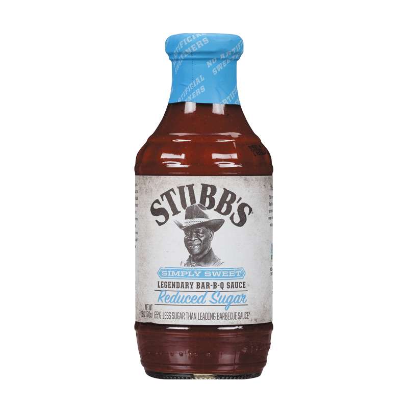 Rumo Barbeque Stubbs Simply Sweet Reduced Sugar Bar-B-Q Sauce 450 ml ST-243
