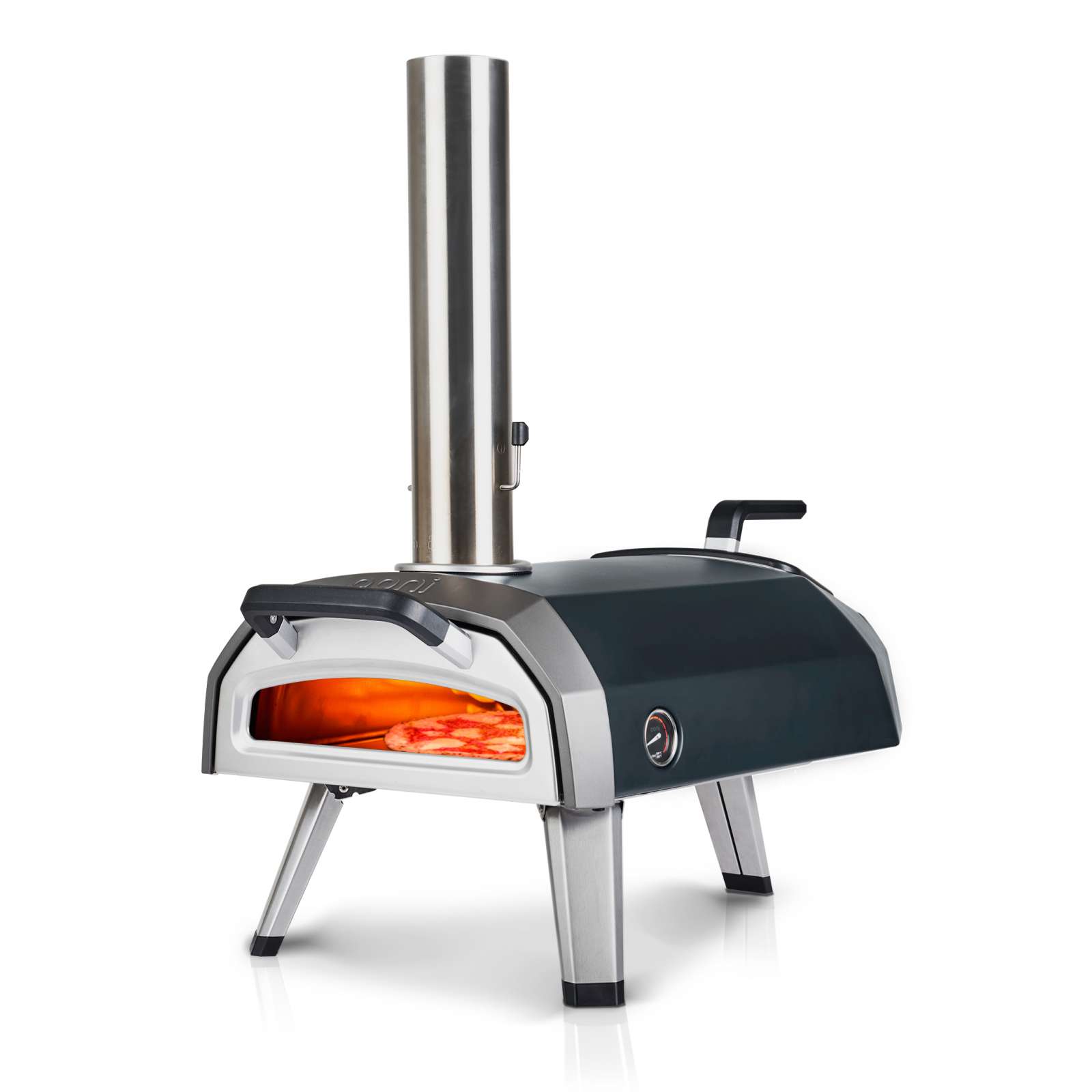 Ooni Karu 12G Multi-Brennstoff Outdoor Pizzaofen für Holz, Holzkohle und  Gas inkl. Pizzastein
