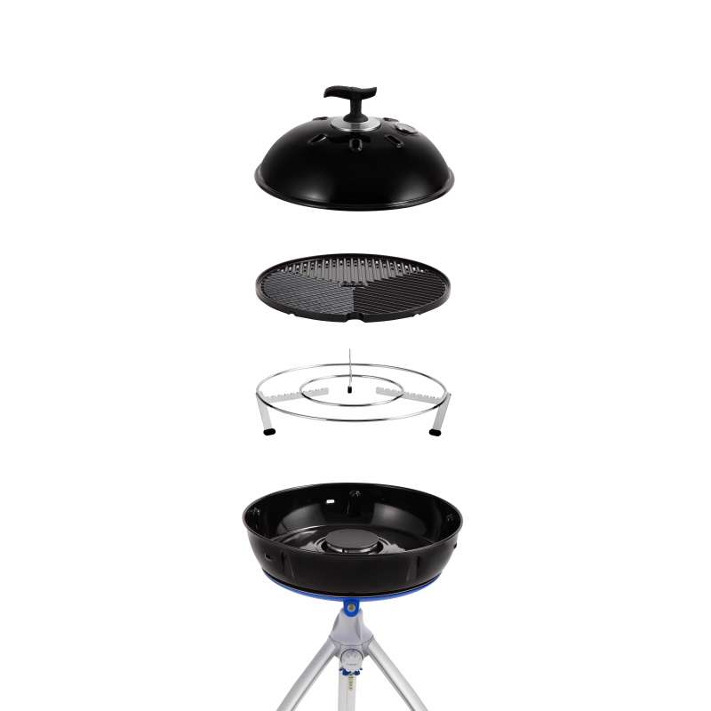 Cadac Grillo Chef 40 BBQ Chef Pan Gasgrill Campinggrill 50mbar ø 38,5 cm inklusive Deckel 5650-41-DE