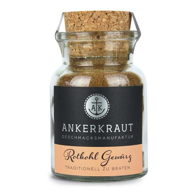Ankerkraut Rotkohl Gewürz Gewürzmischung Gewürzzubereitung im Korkenglas 70 g