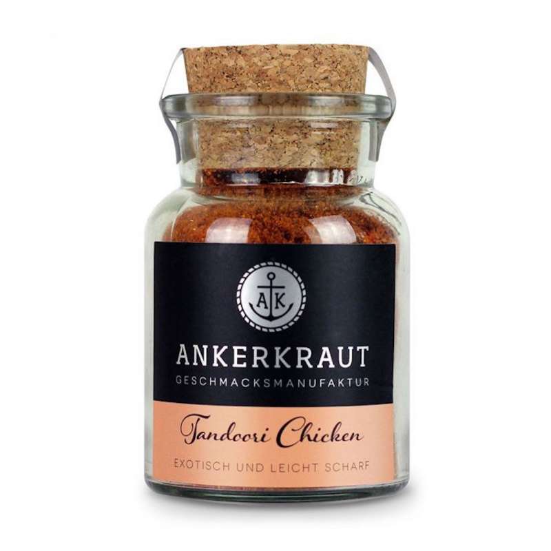 Ankerkraut Tandoori Chicken Hähnchengewürz Geflügel Gewürzmischung Korkenglas 90 g