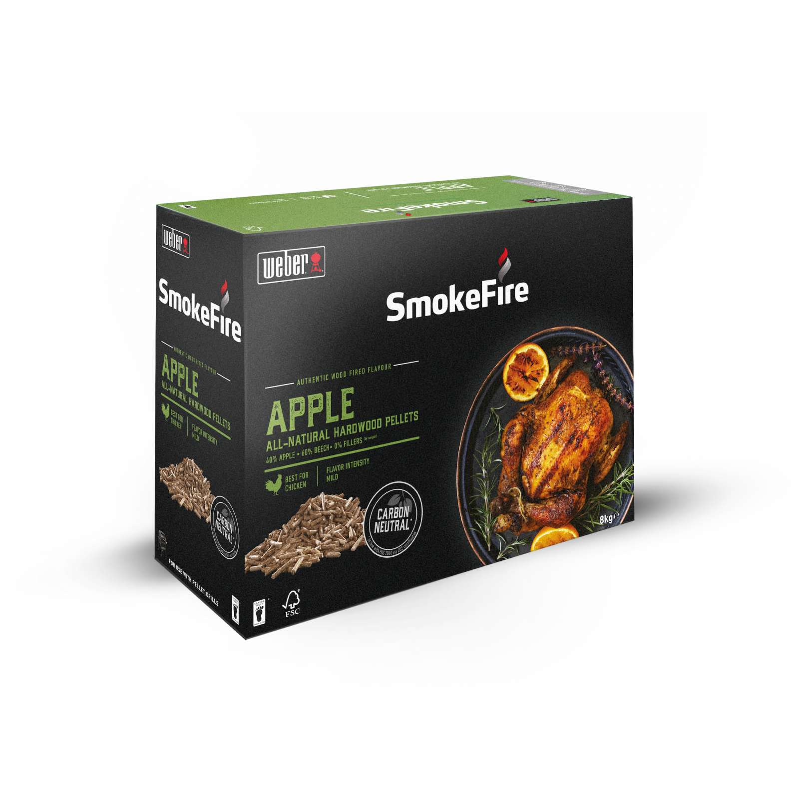 Weber SmokeFire Holzpellets Apfelholz 8 kg