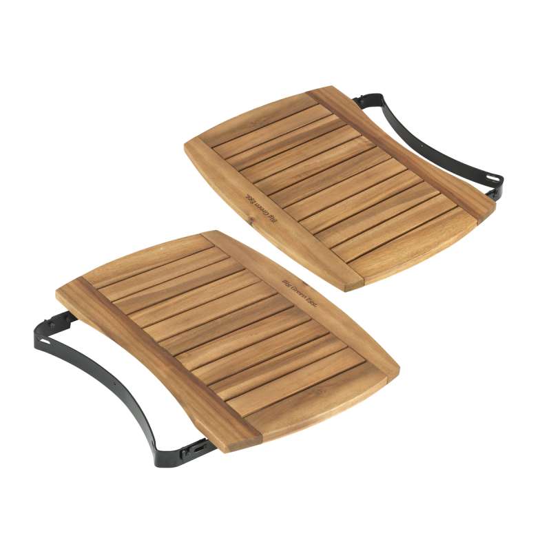 Big Green Egg Seitentische Acacia Wood aus Akazienholz EGG Mates für EGG Large 2er Set