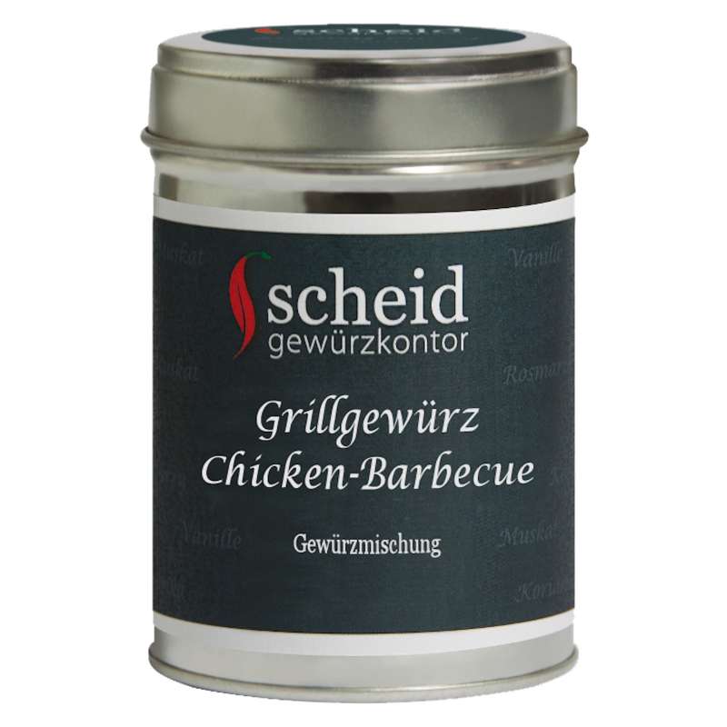 Scheid Grillgewürz Chicken-Barbecue Gewürzmischung Nr. 3 Inhalt 60 g