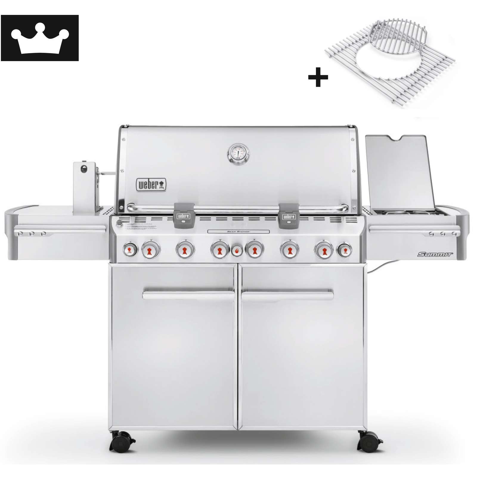 Weber Gasgrill Summit S-670 GBS Edelstahl