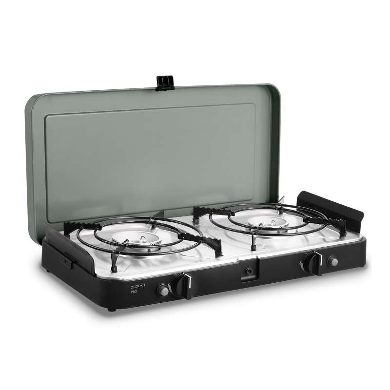 Cadac 2-Cook 3 Pro Stove 50mbar BBQ Gasgrill Tischgrill Campinggrill 55 x 30,7 x 9 cm 203P1-10-DE