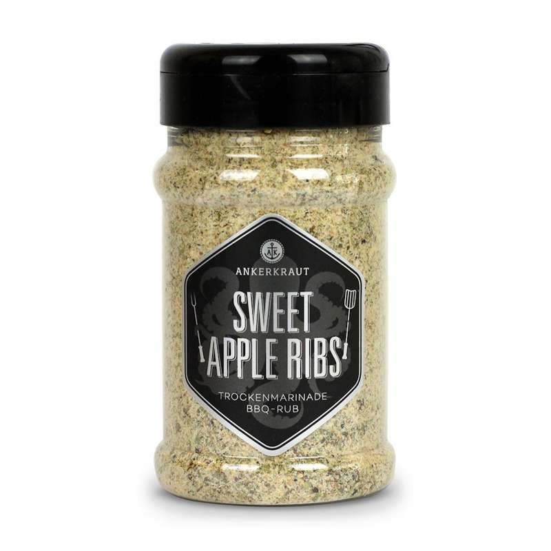 Ankerkraut Sweet Apple Ribs Trockenmarinade BBQ Rub im Streuer 240 g