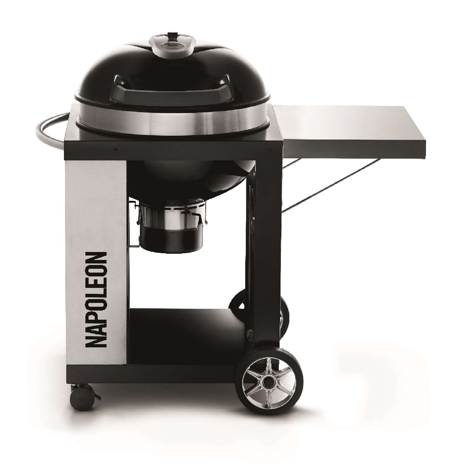Napoleon Holzkohlegrill PRO22K-CART-2 Kugelgrill Smoker ø 57 cm Charcoal Edelstahl
