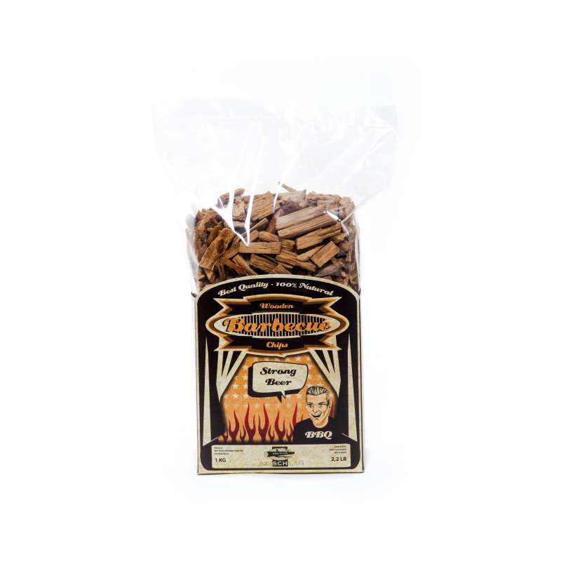 Axtschlag Smoking Chips Bier Eiche Räucherholz Räucherchips 1 kg 100G00M1000V