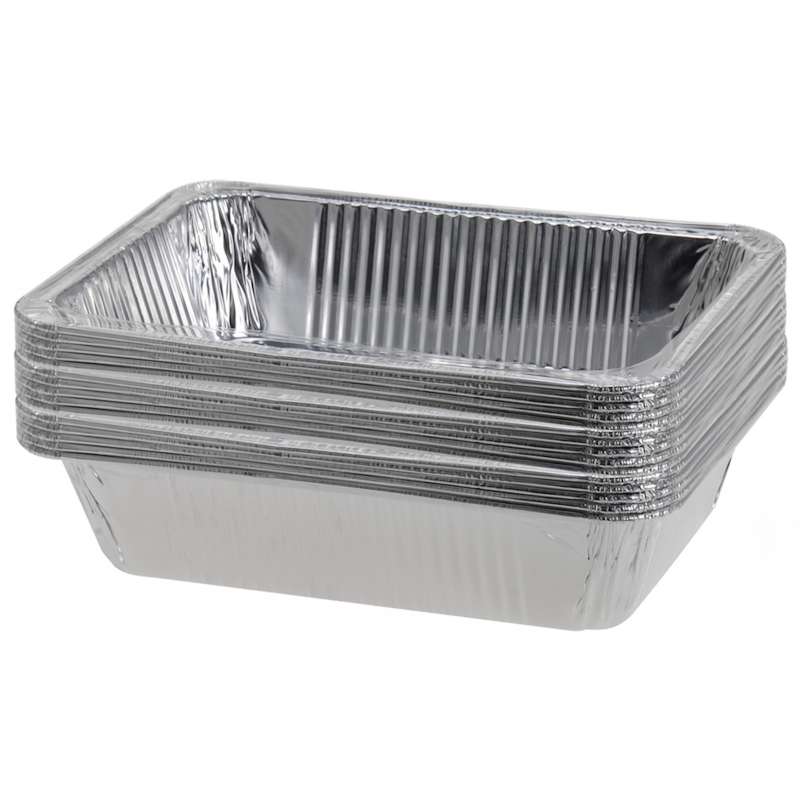 15 Stück Grillschale Aluschale Zubereitungsschale Grilltelller Aluteller 20 x 15