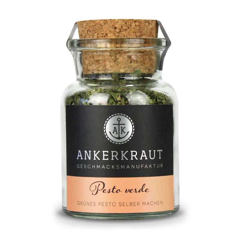 Ankerkraut Pesto Verde Gewürz Korkenglas 30 g grünes Pesto selber machen