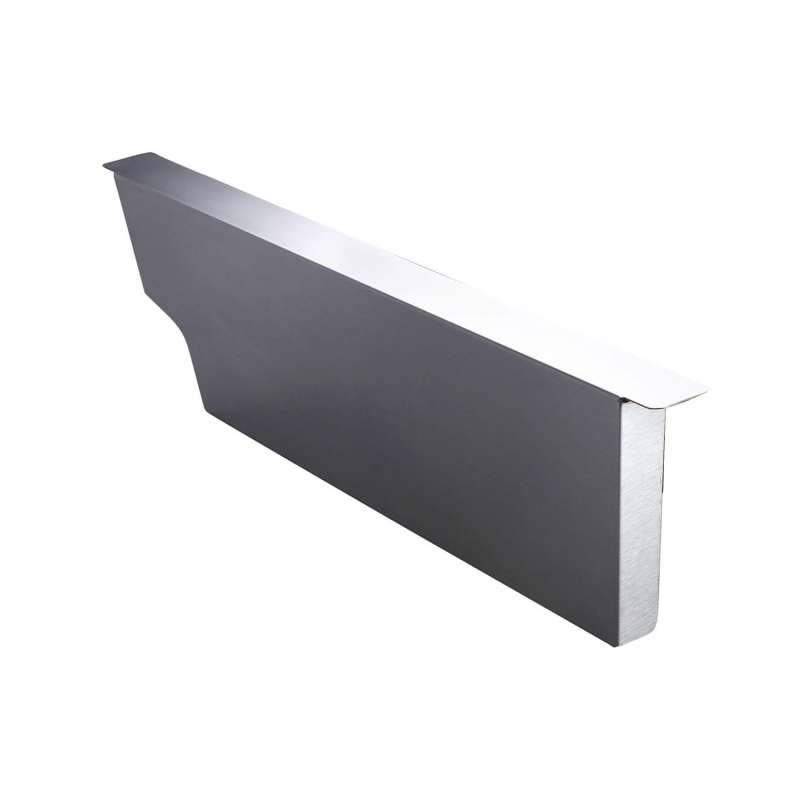 Allgrill Hitzeleitblech für Gasgrill Chef, Ultra, Extreme, Outdoorküche 46x11x2 cm Edelstahl