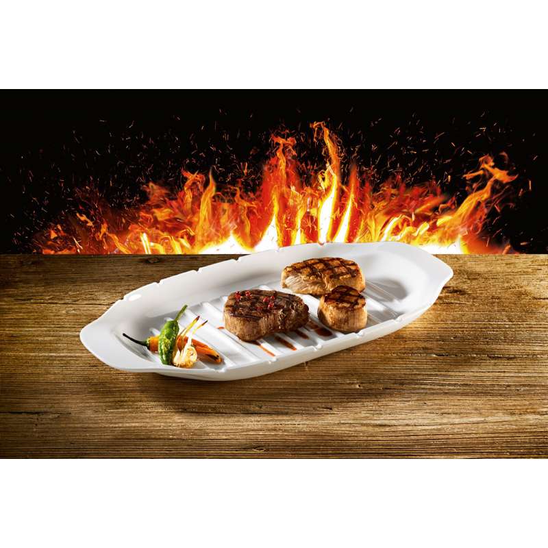 Villeroy & Boch Tischkultur Servierplatte L mit Spießfunktion Ultimate BBQ 2916