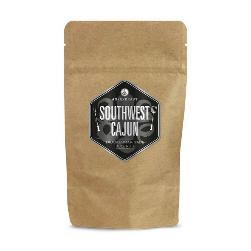 Ankerkraut Southwest Cajun BBQ Rub Gewürzmischung in der Tüte Nachfüllpack 250 g