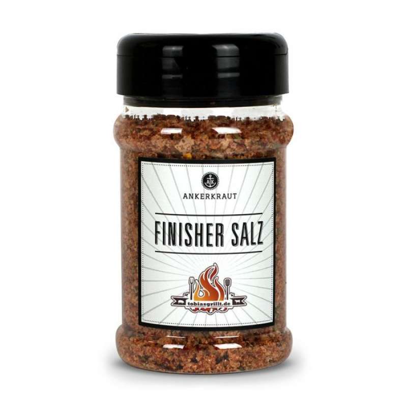 Ankerkraut Finisher Salz Gewürzsalz für Fleisch, Fisch und Gemüse im Streuer 190 g