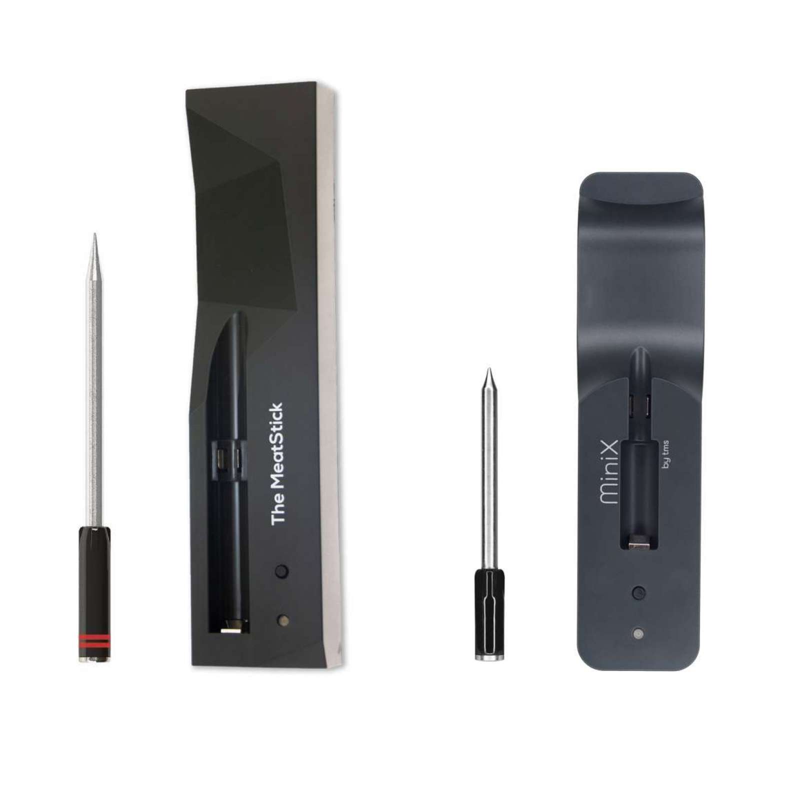 The MeatStick & MeatStick Mini X - Xtender Combo SET 7 mit Ladegerät Kabelloses Grillthermometer