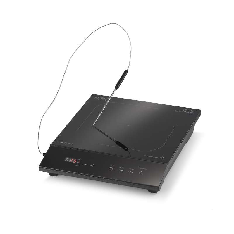Caso Design TC 2400 Thermo Control Mobiles Induktionskochfeld Kochplatte mit Temperaturkontrolle