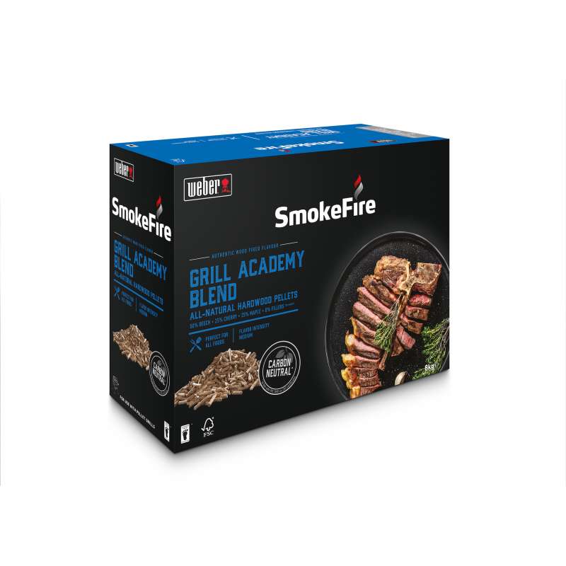 Weber SmokeFire Holzpellets Grill Academy Blend 8 kg