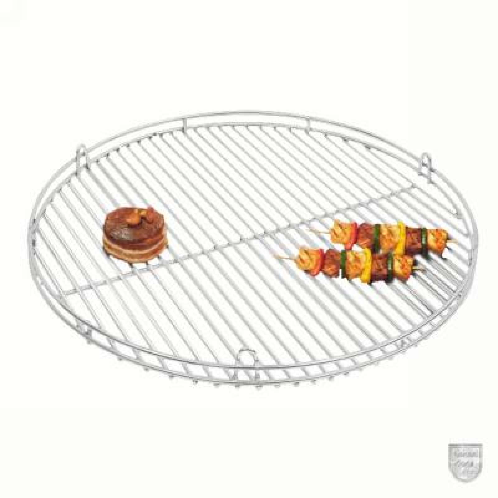 Schneider Grillrost aus Edelstahl mit Reling und Aufhängeösen Ø 80 cm