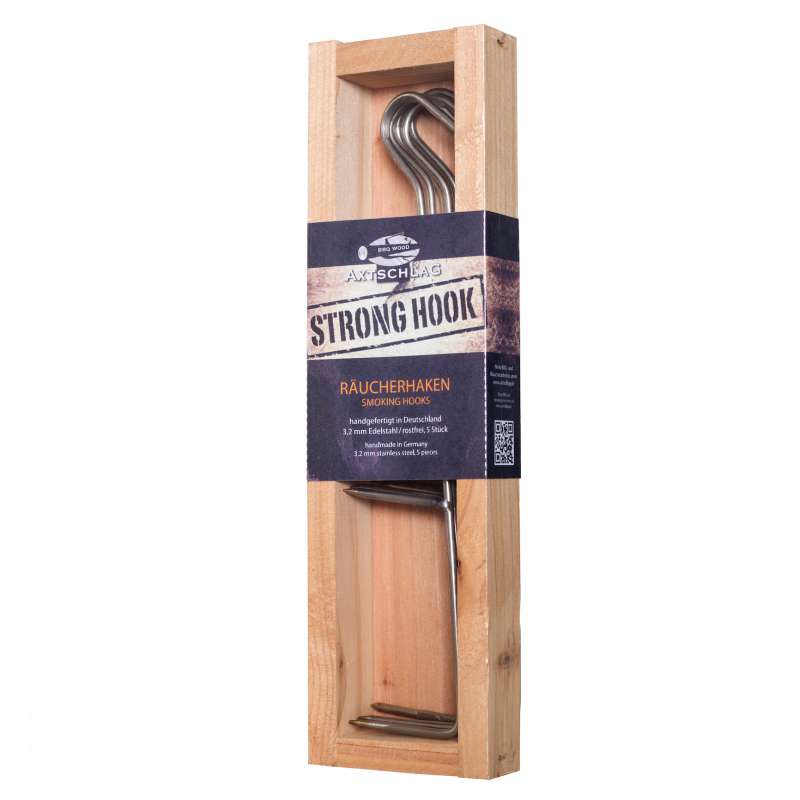 Axtschlag Strong Hook Räucherhaken 5er Set