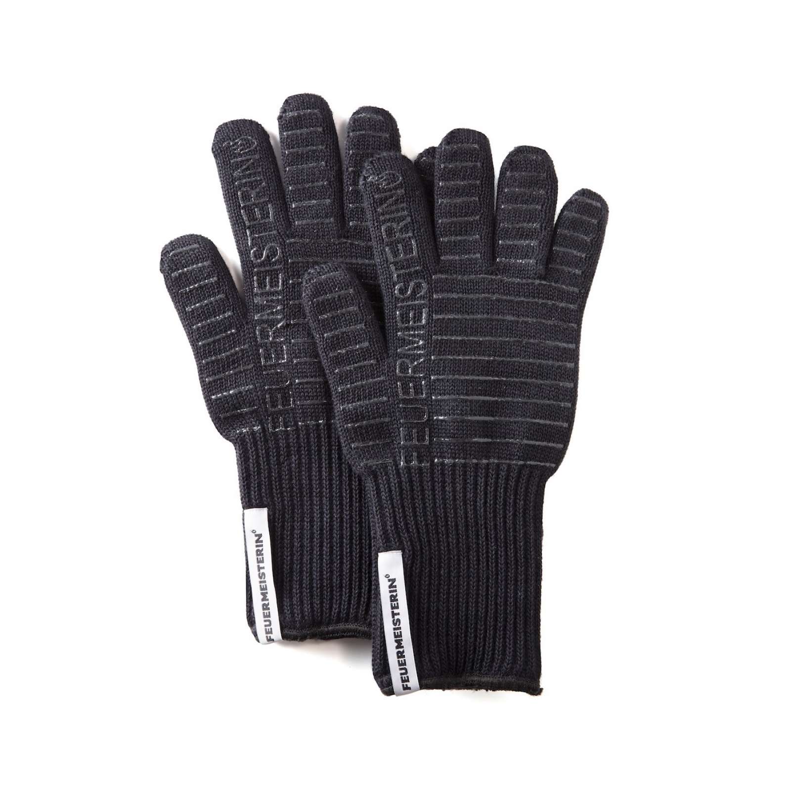 Feuermeisterin Premium Grillhandschuhe aus Aramid 1 Paar schwarz Einheitsgröße 33 cm