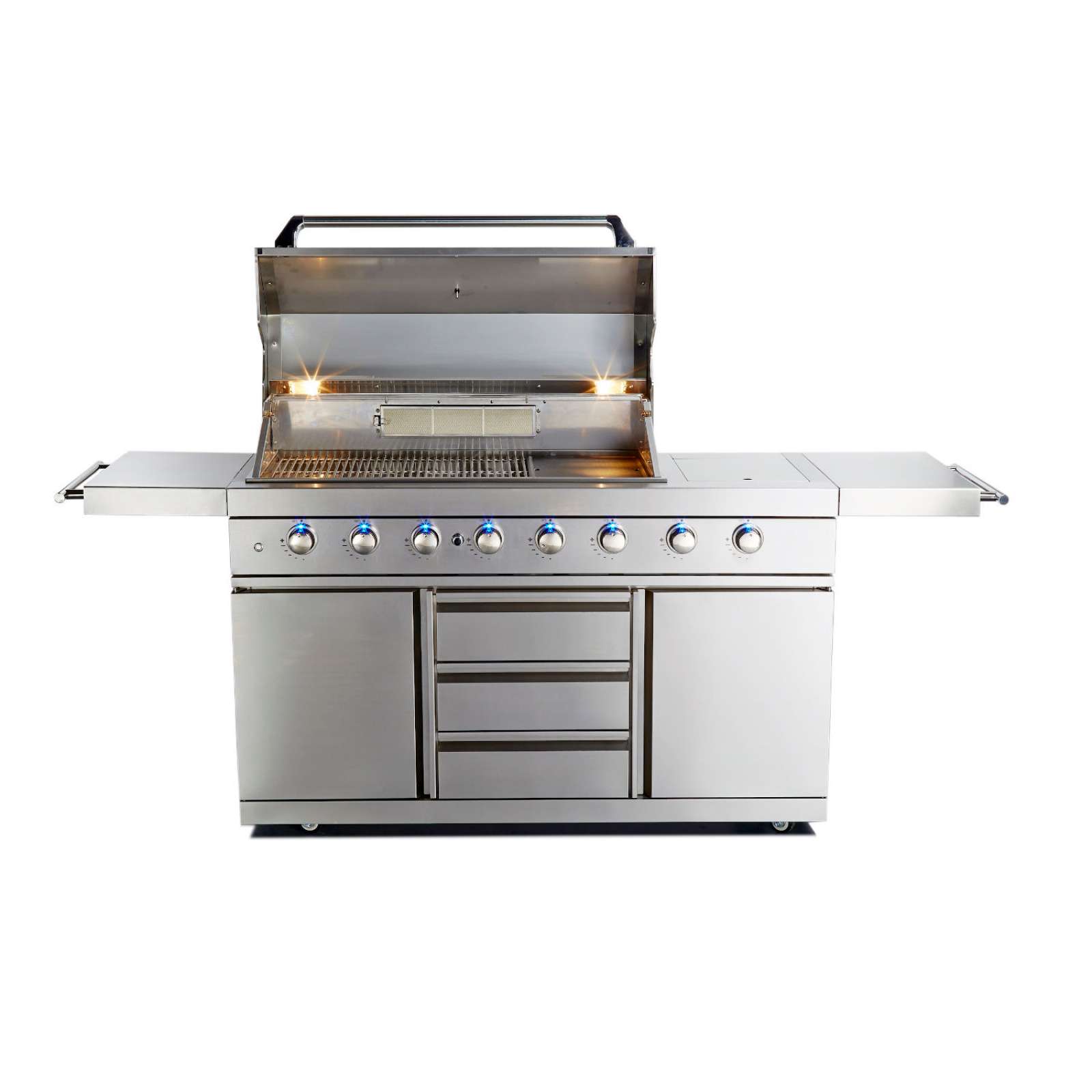 Allgrill Ultra Edelstahl Gasgrill Outdoorküche Air System 6 Brenner/Backburner