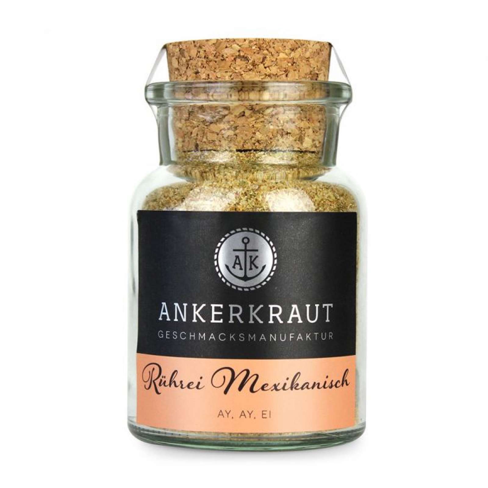Ankerkraut Rührei Mexikanisch Gewürzmischung Gewürzzubereitung im Korkenglas 100 g