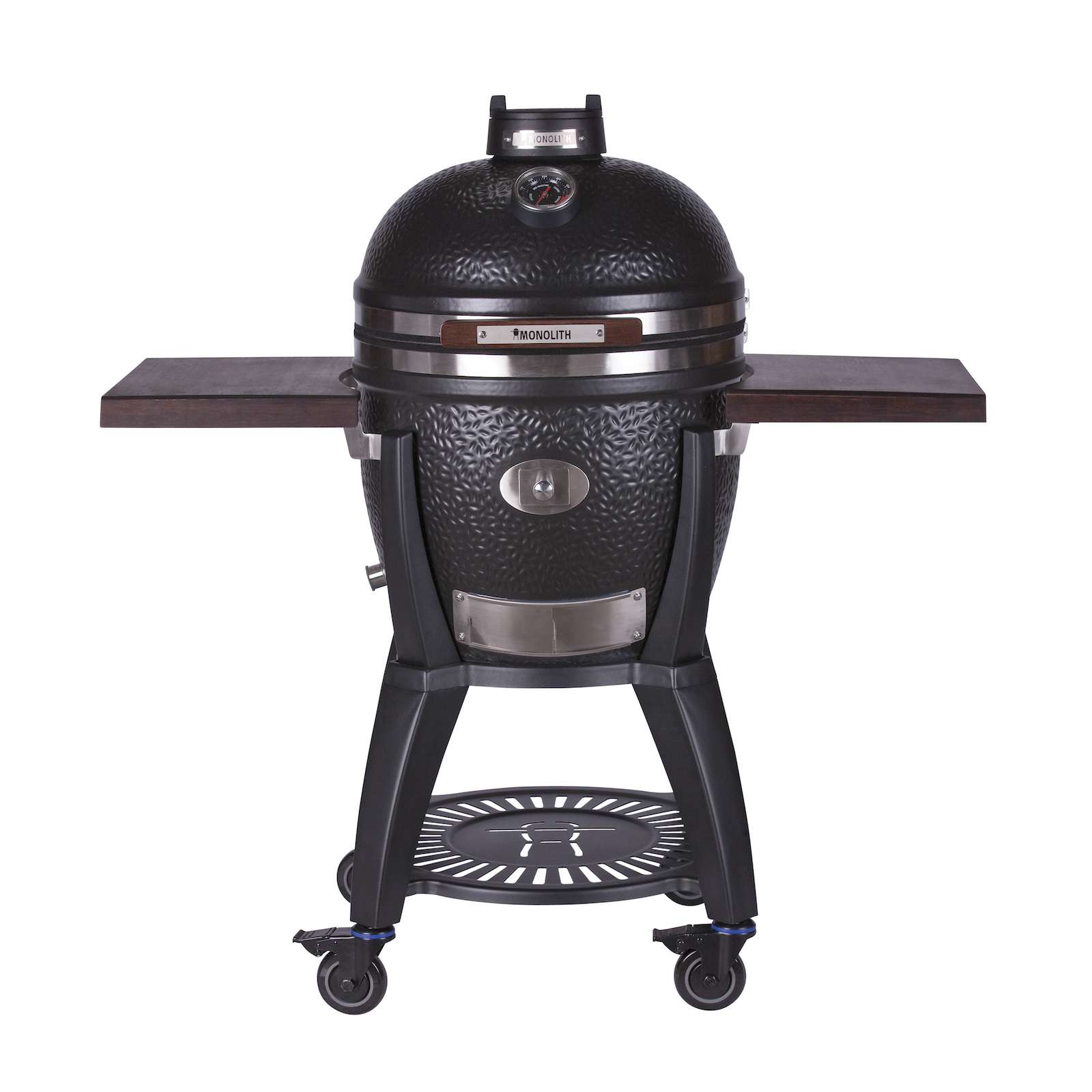 Monolith Keramikgrill Avantgarde Classic mit Gestell und Seitentische Grillfläche Ø 46 cm