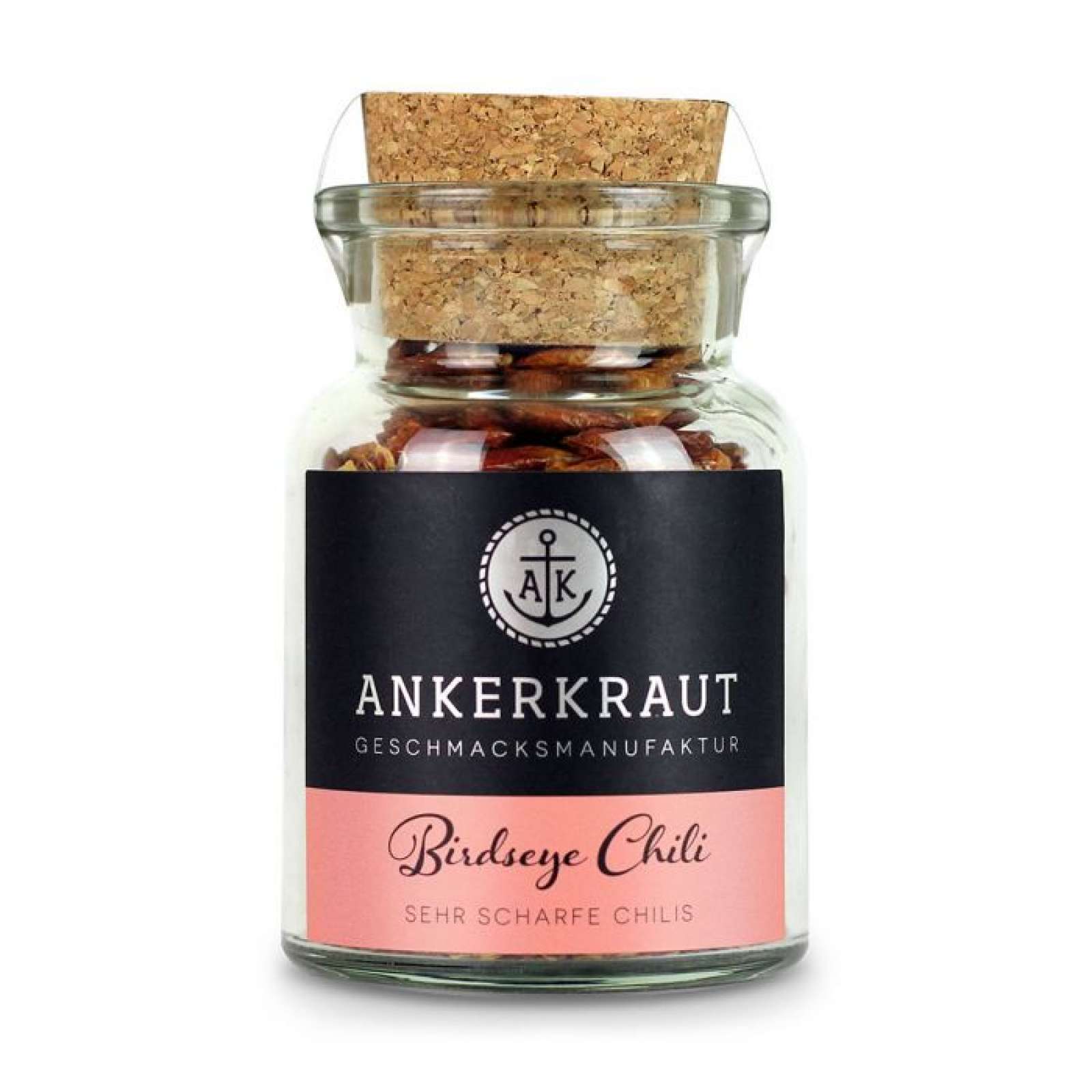 Ankerkraut Birdseye Chili extra scharfe Chili Gewürzzubereitung Korkenglas 35 g