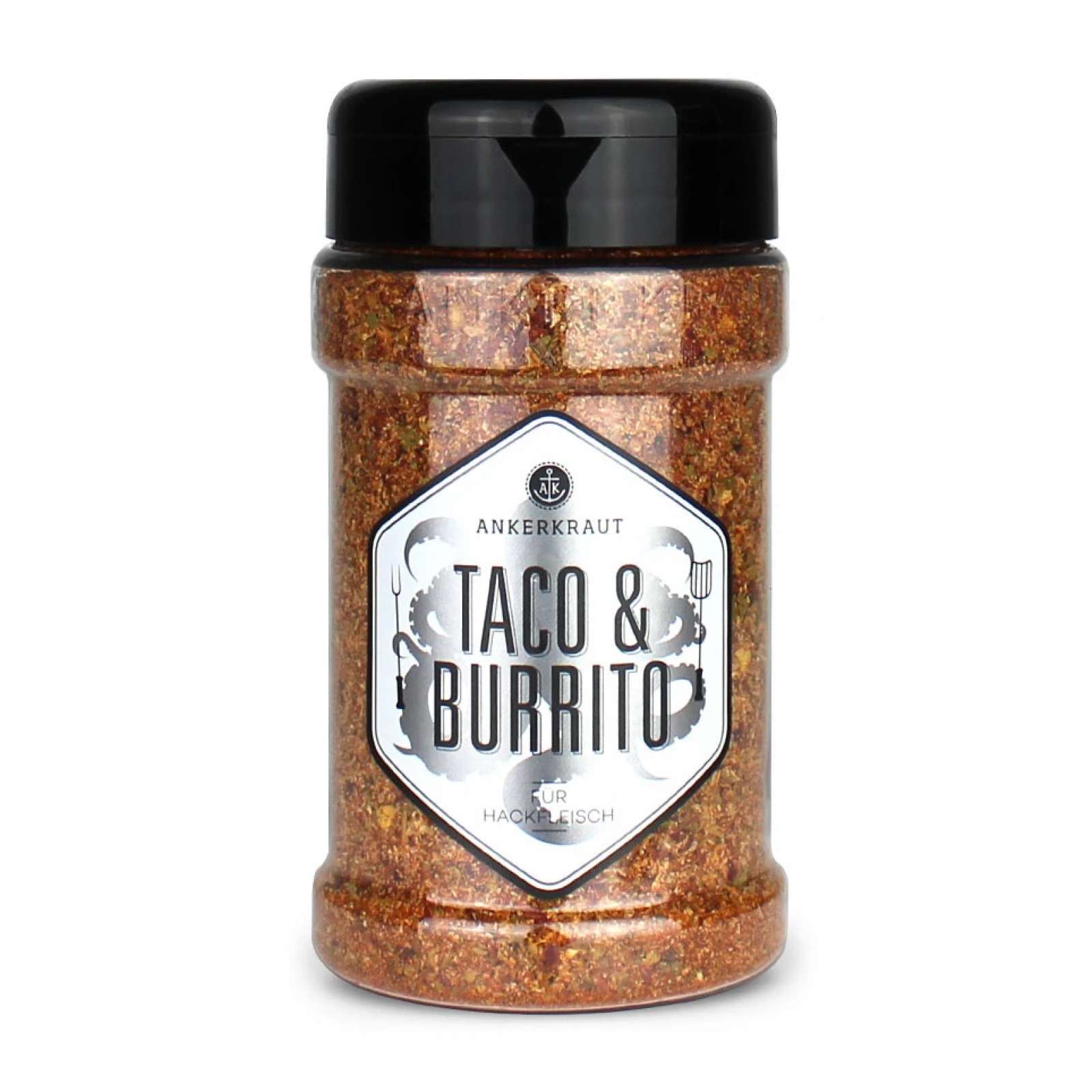 Ankerkraut Taco & Burrito BBQ Gewürzmischung im Streuer 190 g Gewürz