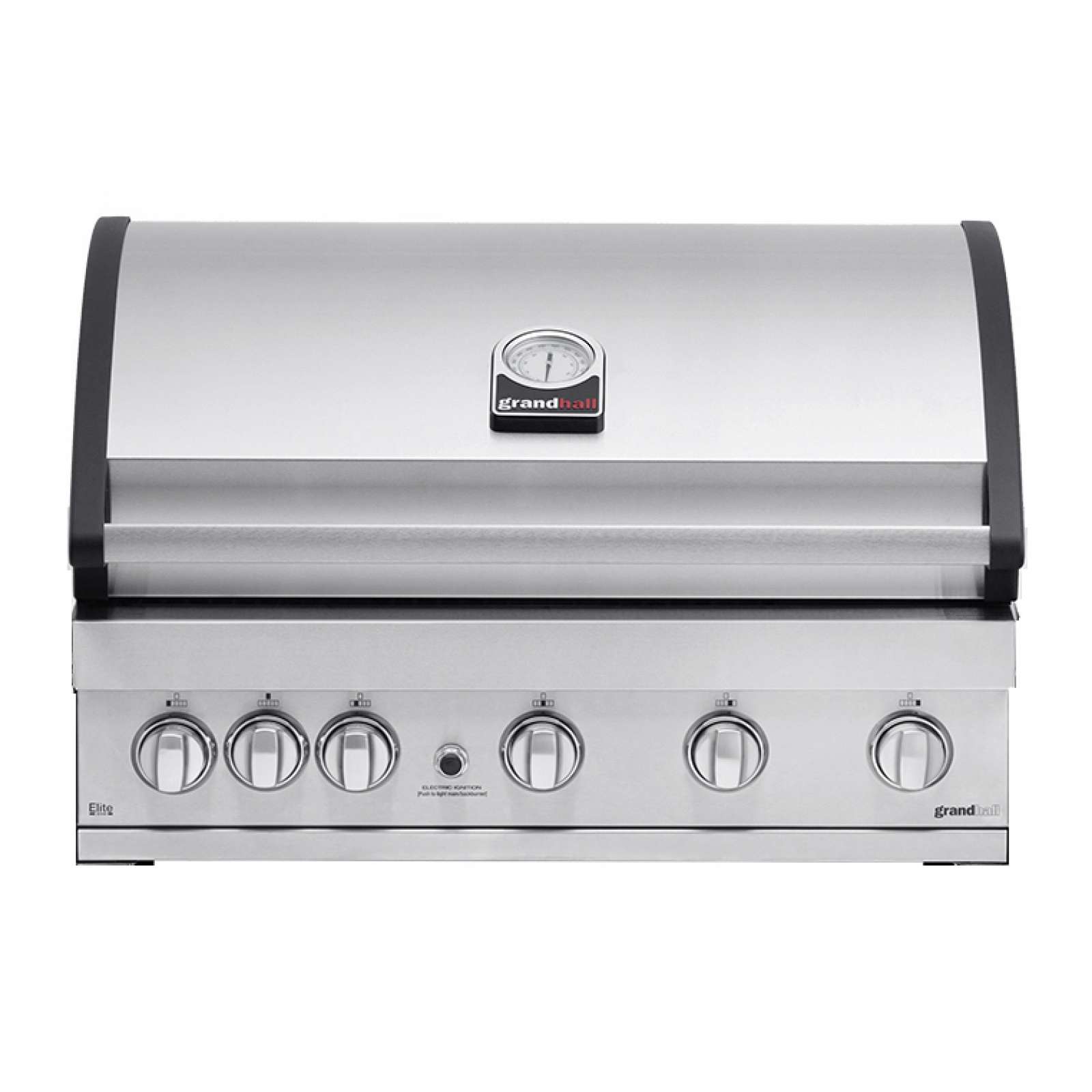 Grandhall Einbau-Gasgrill Elite G5 Built-In Edelstahl 5 Brenner, 1 Infrarot-Heckbrenner K05000325A