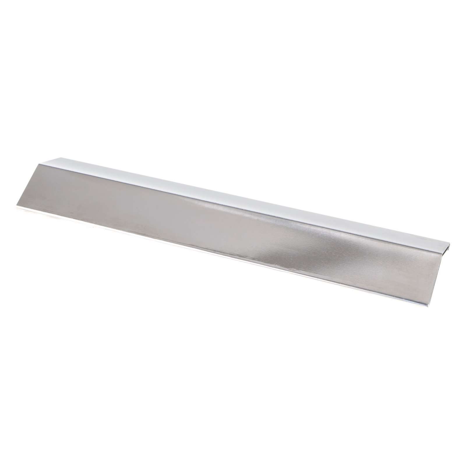 Allgrill Flammenschutzblech aus Edelstahl ausziehbar 35-60x13,5x4 cm Flammblech