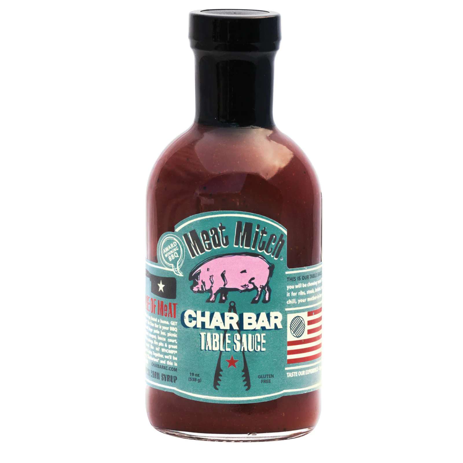 Meat Mitch Char Bar Table Sauce BBQ-Sauce 480ml Grillsauce MM-2090