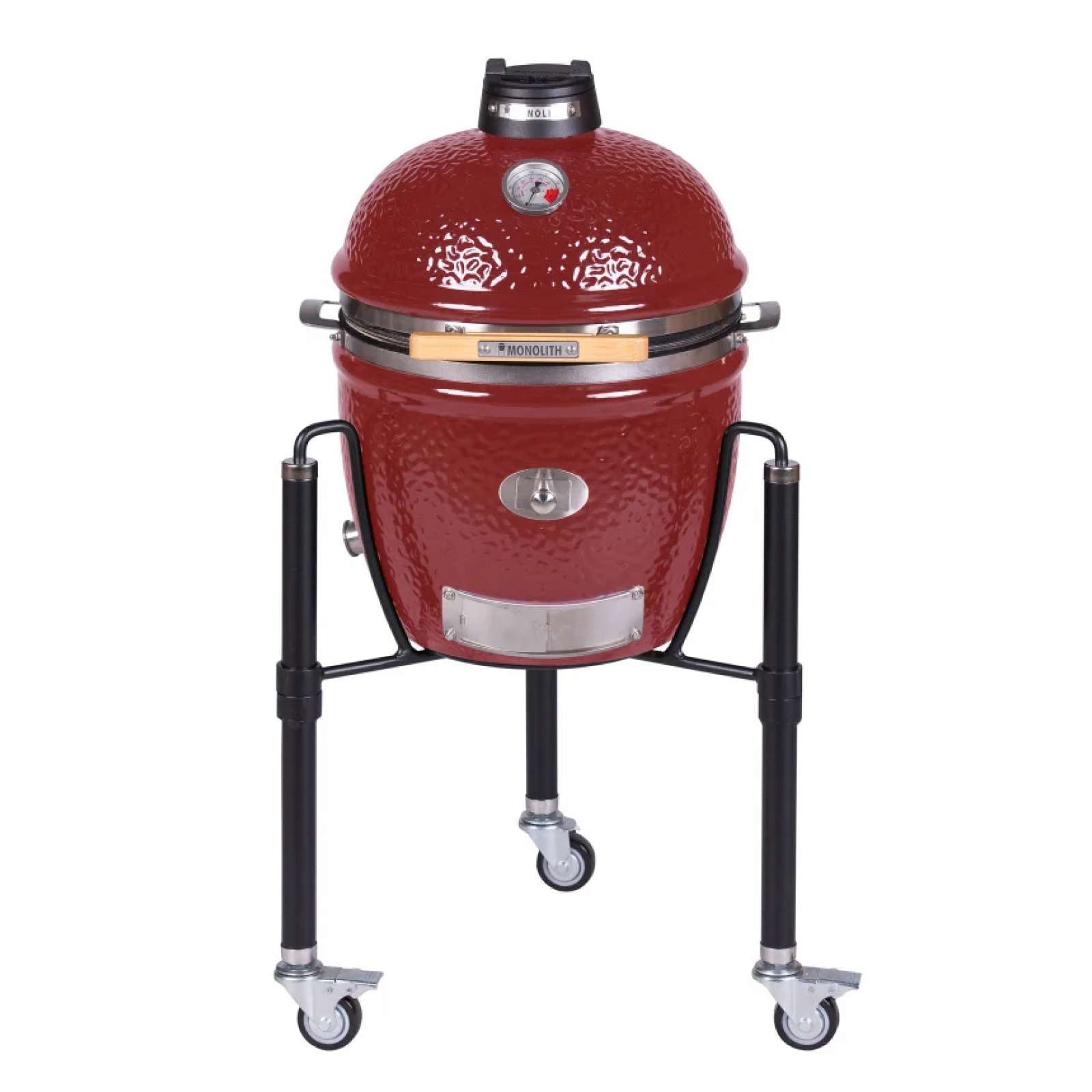 Monolith Keramikgrill Junior PRO-Serie 2.0 Rot Ø 33 cm Grillrost inklusive Gestell