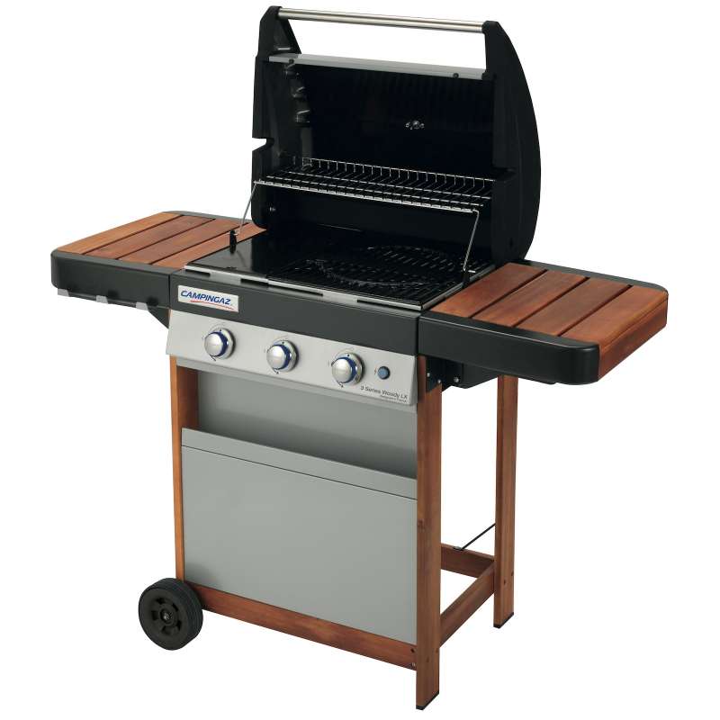 Campingaz Gasgrill 3 Series Woody LX Gasgrillgerät Grillwagen 2000015638