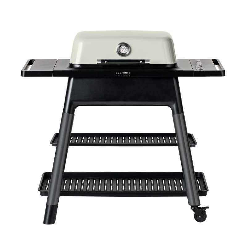 Everdure Force Gasgrill 2-Brenner mit Doppelboden Farbe Stone HBG2S2DE