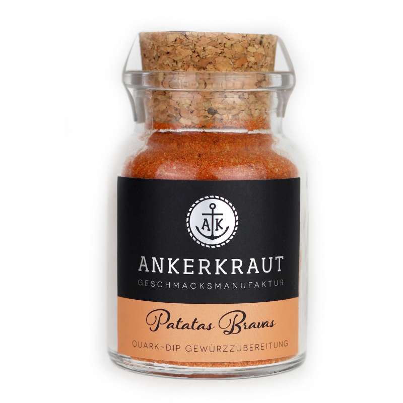 Ankerkraut Patatas Bravas Gewürzmischung im Korkenglas 90 g Kartoffelquark