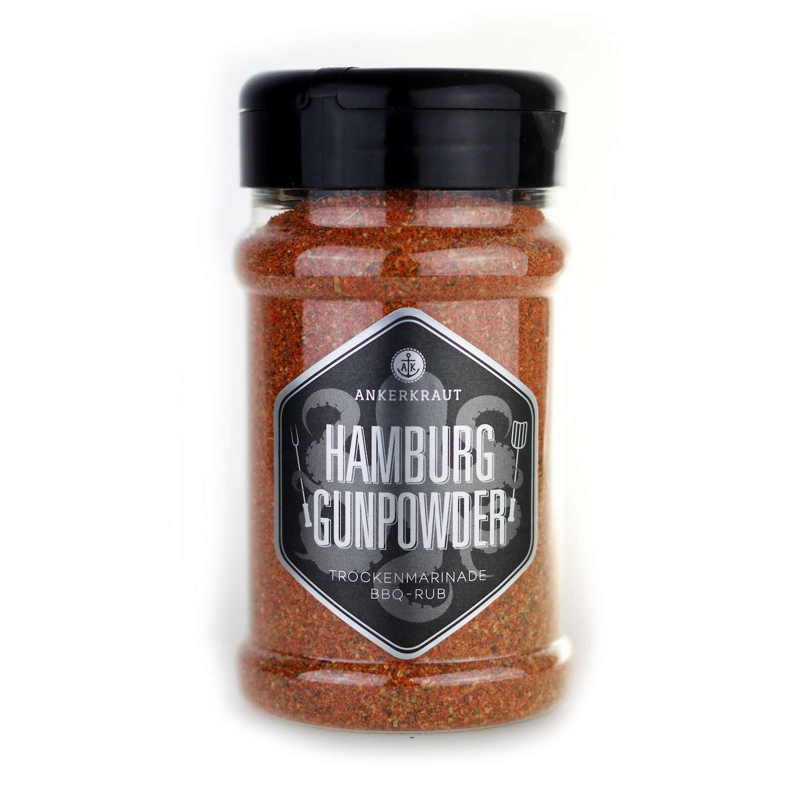 Ankerkraut Hamburg Gunpowder BBQ Rub 200 g Trockenmarinade