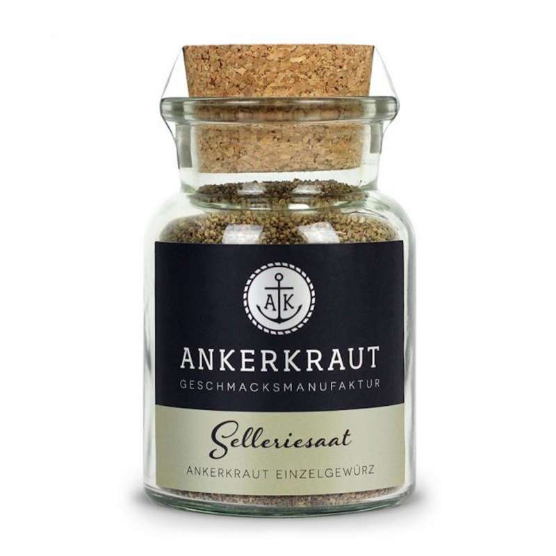 Ankerkraut Selleriesaat Gewürz Selleriegewürz Grillgewürz Korkenglas 75 g