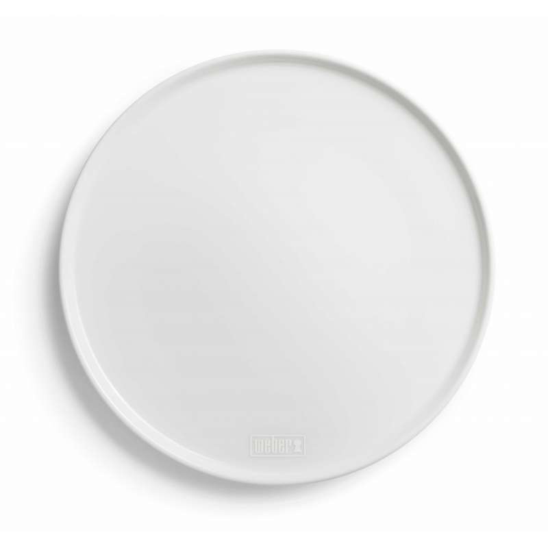 Weber Porzellan-Pizzateller Ø 30,5 cm Warmhalteplatte 2er Set