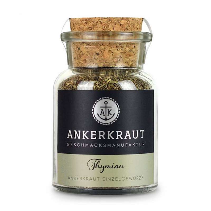 Ankerkraut Thymian Gewürz Thymiangewürz gerebelt Grillgewürz Korkenglas 20 g