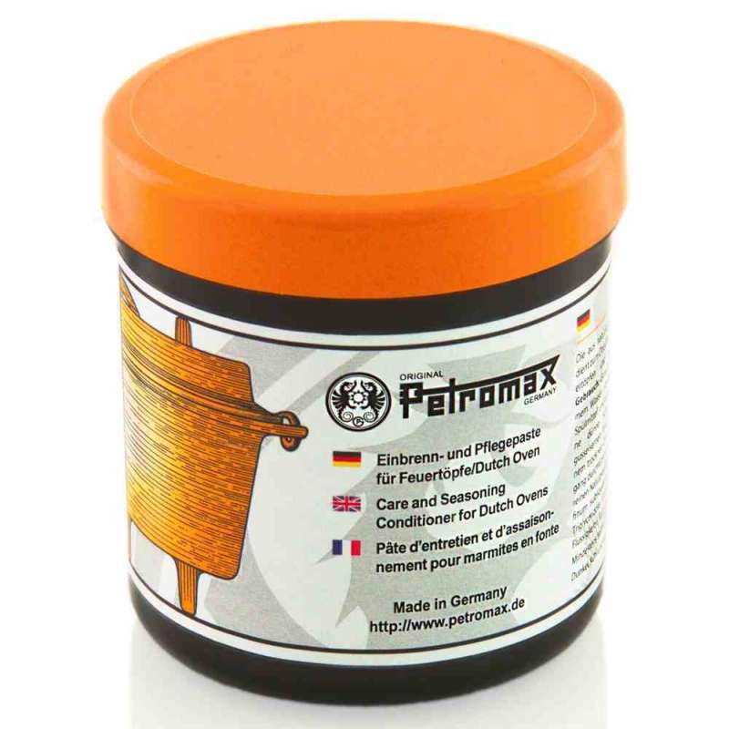 Petromax Einbrenn- und Pflegepaste lebensmittelecht für Feuertöpfe Dutch Oven
