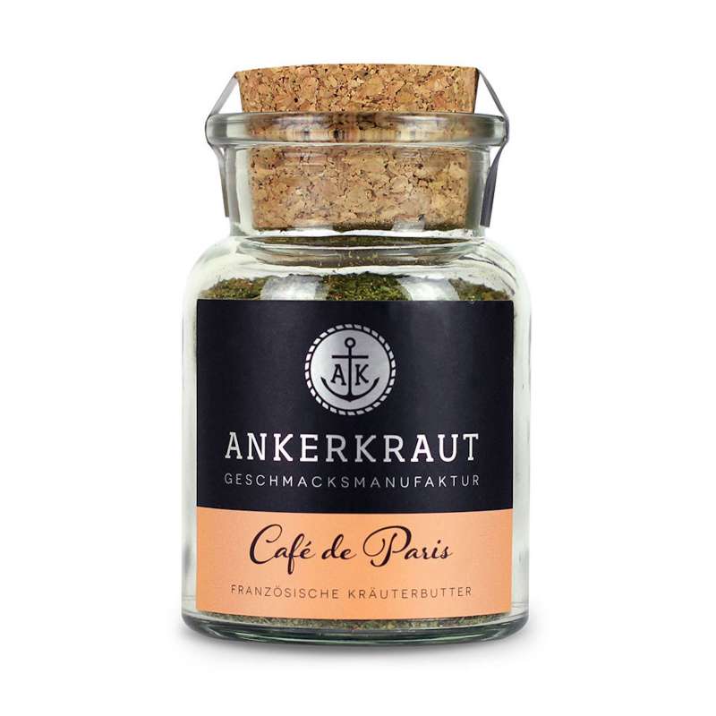 Ankerkraut Café de Paris Gewürz Korkenglas 55 g Französische Kräuterbutter