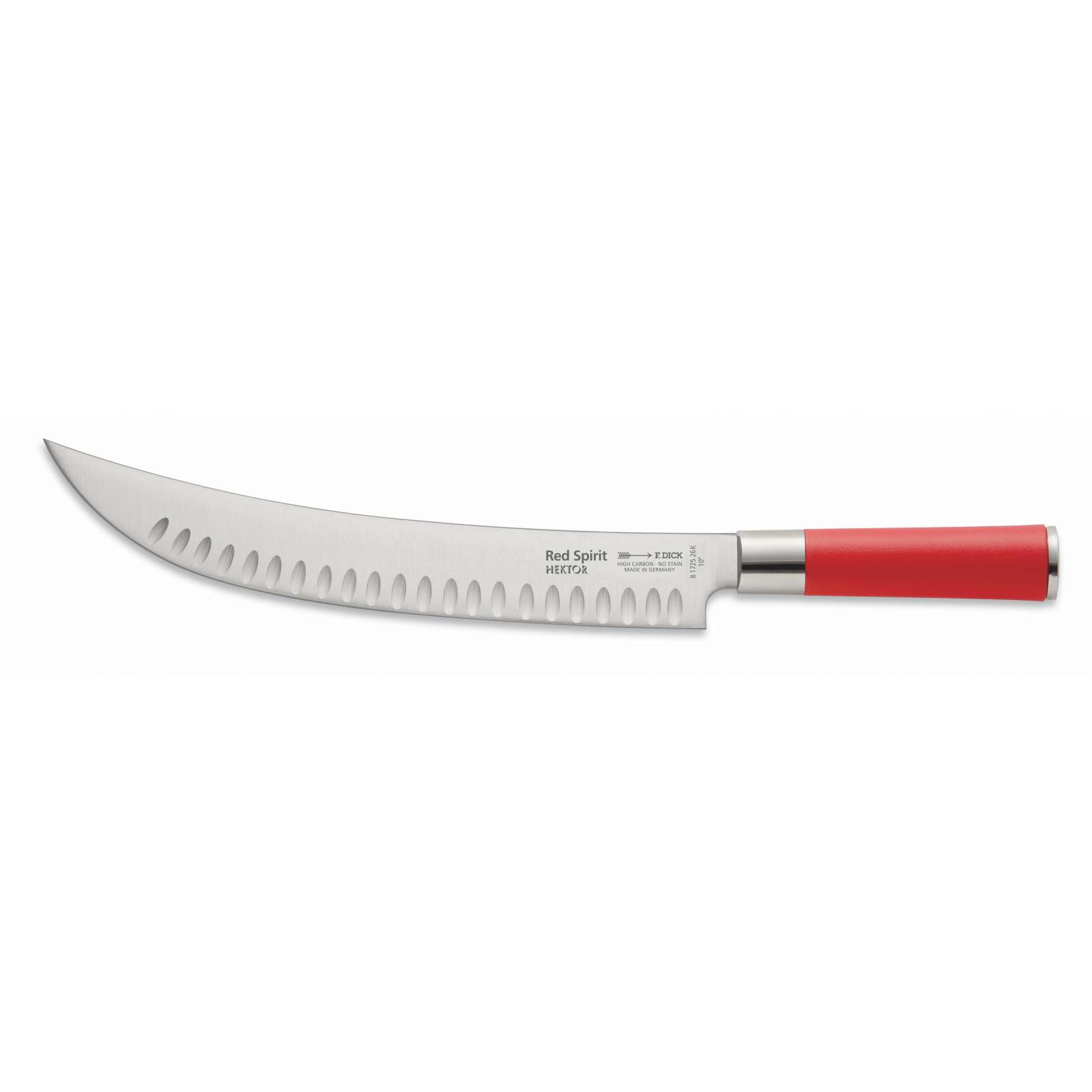 Friedrich Dick Red Spirit Zerlegemesser Hektor mit Kullenschliff, Klingenlänge 26 cm